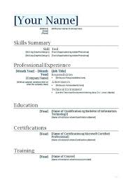 Resume Template Examples Best Professional Cv Free Download Writing
