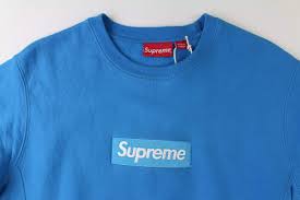 Hot promotions in supreme box logo hoodie on aliexpress think how jealous you're friends will be when you tell them you got your supreme box logo hoodie on aliexpress. Supreme Royal Blue Box Logo Crewneck Sarugeneral