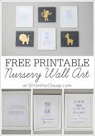 Free Printable Nursery Wall Art Erin