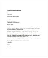 Examples Of Recommendation Letter
