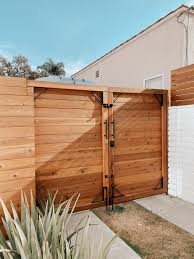 diy how to build a modern wood gate
