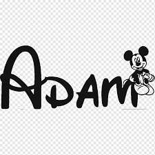 Mickey Mouse Minnie Mouse Walt Disney World The Walt Disney Company Font,  personalized car stickers, text, logo, monochrome png