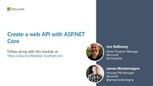 create a web api with asp net core