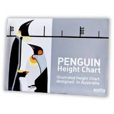 Kiwi Inspired Height Chart Penguins