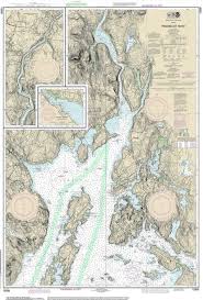 Penobscot River 2014 Old Map Nautical Chart Ac Harbors 3