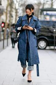 20 Outfit Ideas With Denim Trench Coats