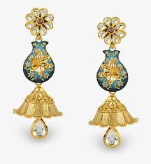earrings gold jewellery design free
