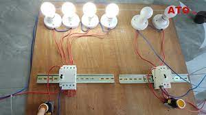 wiring test of lighting contactor to