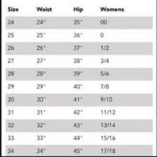 Vigoss Jeans Size Chart Best Picture Of Chart Anyimage Org