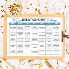 relationship challenge to put love