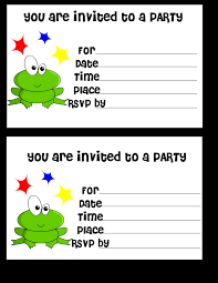 Kids Birthday Party Invite Templates Clipart Images Gallery