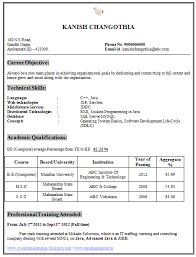 Unfortunately, a stack of computer science resumes 300 deep stands between you and that bright. Resume Format For Me Cse Freshers The Best 2019 Resume Samples For Freshers