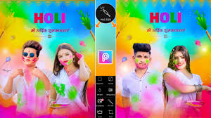 holi photo editing background and png
