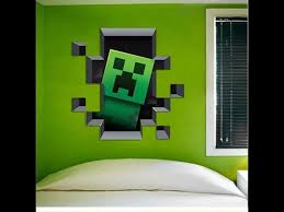3d Creeper Wall Mural How To Paint