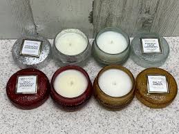 macaron gl candle set