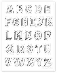 It's a complete alphabet for students that are practicing their lettering, be it just block or the more advanced 3d shapes. How To Draw 3d Letters And A 3d Letters Coloring Page