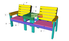 Large Double Chair Bench Free Diy Plans