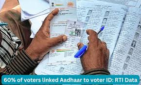 rti released data 60 of voters linked