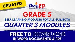 Savesave mapeh answer key for later. Grade 5 Quarter 3 Self Learning Modules Slms All Subjects Free Download Deped K 12