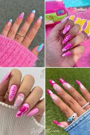 39 cute pink barbie nails trends to