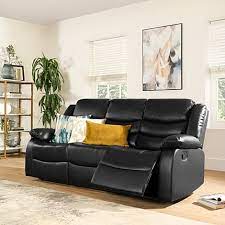 3 Seater Faux Leather Sofas Furniture