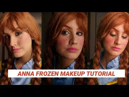 anna makeup tutorial frozen 12 days