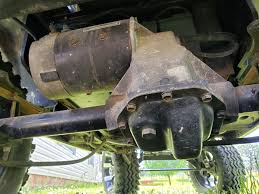 rear axle oil change