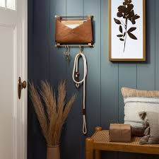 Entryway Organizer Faux Leather And