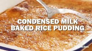 Custard Rice Pudding Condensed Milk gambar png
