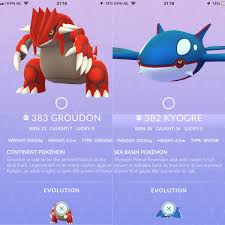 You would normally find and catch pokemon go groudon in parks, woodland and golf course. Casgroenigen Tl40x5 On Twitter My Groudon And Kyogre Stats Raids Kyogreraid Groudonraid Noshiny Shinygroudon Shinykyogre Pokemongo Pokemon Https T Co 87nmiccftc