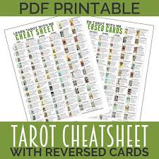 Anyone can learn to read tarot cards, but it does take some practice. Digital Tarot Cheat Sheet With Tarot Card Meanings For Tarot Beginners From The Simple Tarot Tarot Learning Diy Tarot Cards Learning Tarot Cards