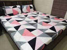 Warm Printed King Size Double Bed Sheet