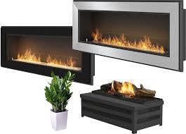 Ethanol Wall Mounted Fireplaces With A