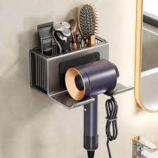 Aluminum Hair Dryer Holder Wall Mounted