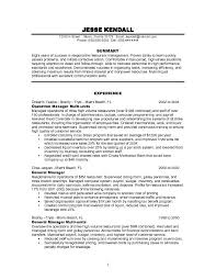 Restaurant Worker Resume   Free Resume Example And Writing Download ResumeHelp