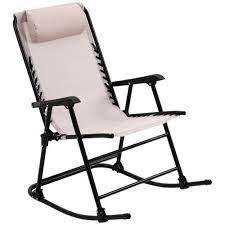 outsunny garden rocking chair folding