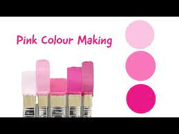 pink colour making how to make pink