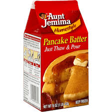 aunt jemima pancake batter homestyle