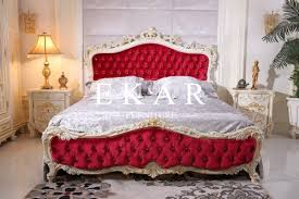 About red bedroom furniture who would become superb feeling to sampler in it futuree tense.set themselves to experience red bedroom furniture might it could prop. Wooden With Red Fabric Double Bed Luxury Bedroom Furniture Design Beds