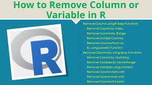 how to remove column in r spark by