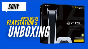 playstation 5 digital edition unboxing