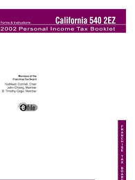 2002 california form 540 2ez tax