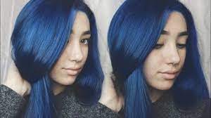 dyeing my hair blue ft adore hair dye