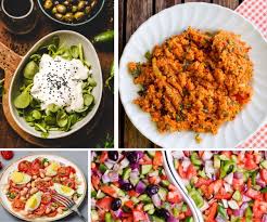 turkish salads from the tables of