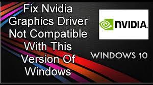 Nvidia gp106, 1709 mhz, 1280 cores, 80 tmus, 48. Fix Nvidia Graphics Driver Not Compatible With This Version Of Windows Youtube