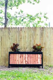 Diy Cedar Planter With Built In Bench