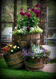 Wine Barrel Garden Barrel Garden Ideas