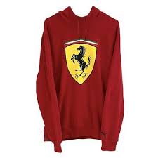 Puma men's ferrari hooded sweat jacket. Puma Ferrari Men S Premium Sweater Track Jacket Big Shield Hoodie Red 76213401 59 95 Picclick