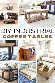 21 Stylish Diy Industrial Coffee Table