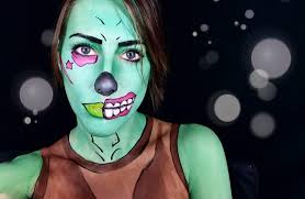 fortnite popart zombie makeup geekdom